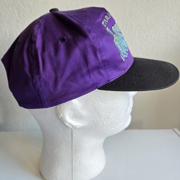 Vintage Paramounts Kings Island Graffiti Snapback Hat Cap‎ Purple - Picture 3 of 8